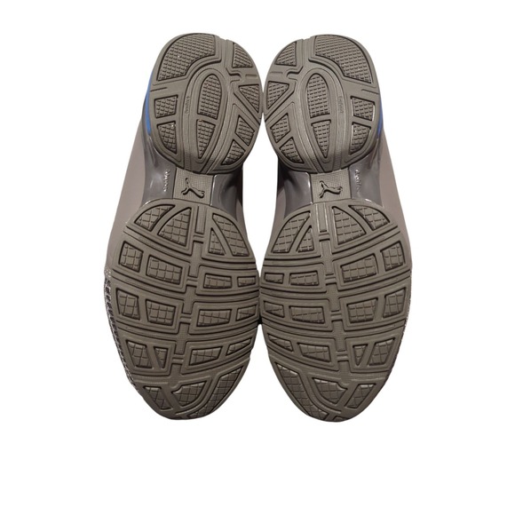 Mens PUMA Axelion Spark Gray Blue Running Shoe 8 - Picture 5 of 6